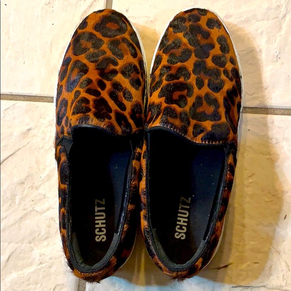 SCHUTZ Shoes - Cheetah (cow hair) sneakers